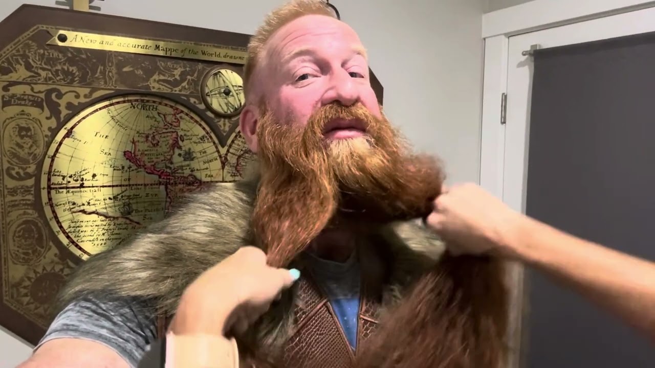 How to braid Viking beard