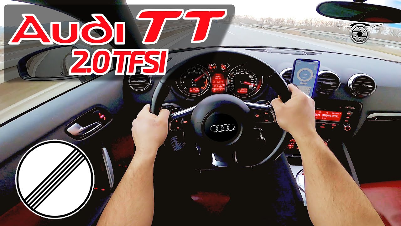 2006 Audi TT 2.0 TFSI (8J) Stage 2 | 100-200 km/h | Acceleration on German Autobahn