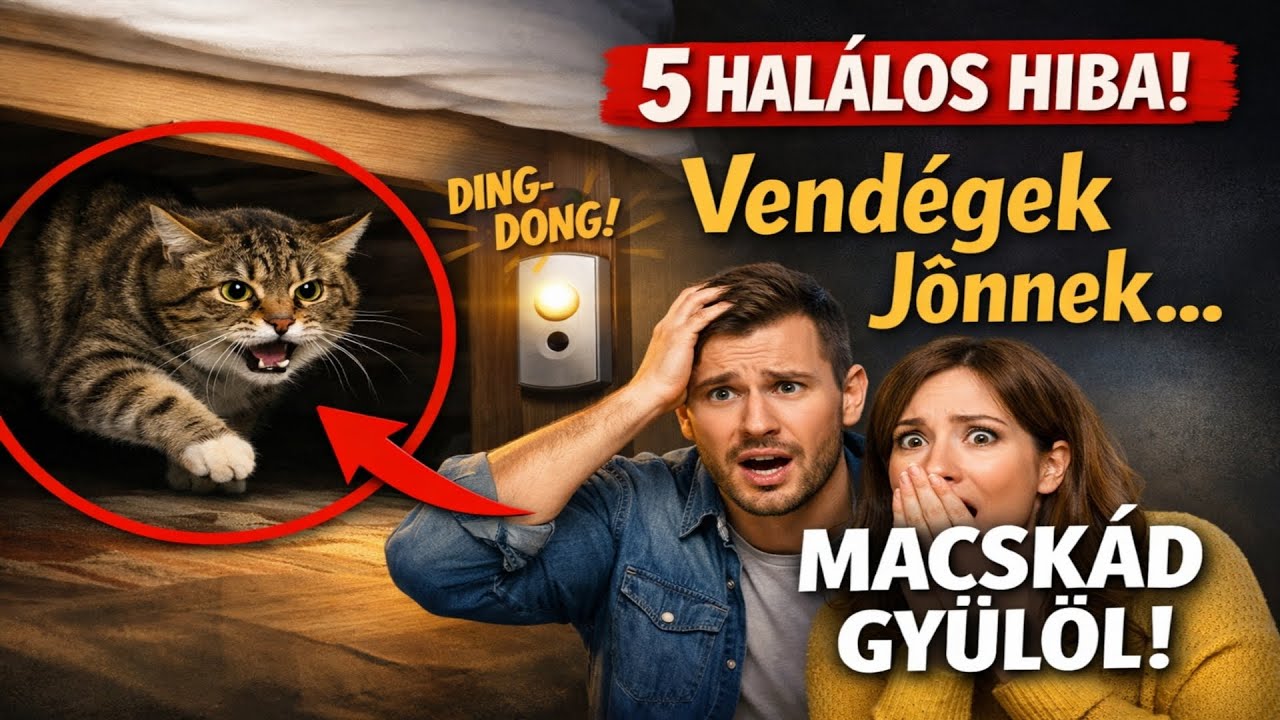 Ezt az 5 HALÁLOS hibát követed el, amikor vendégek jönnek? 🙀 A macskád ezért GYŰLÖL!