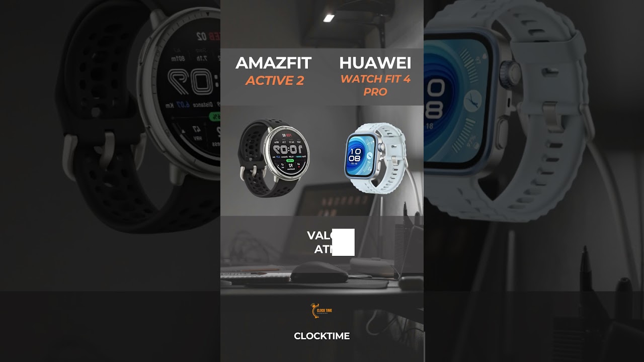 Amazfit Active 2 Vs Huawei Watch Fit 4 PRO - Qual &eacute; o Melhor?