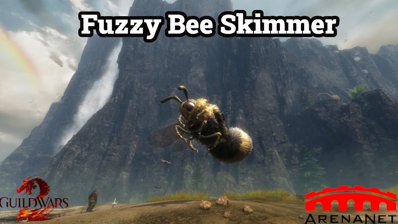 Fuzzy Bee Skimmer Guild Wars 2 Skin Spotlight