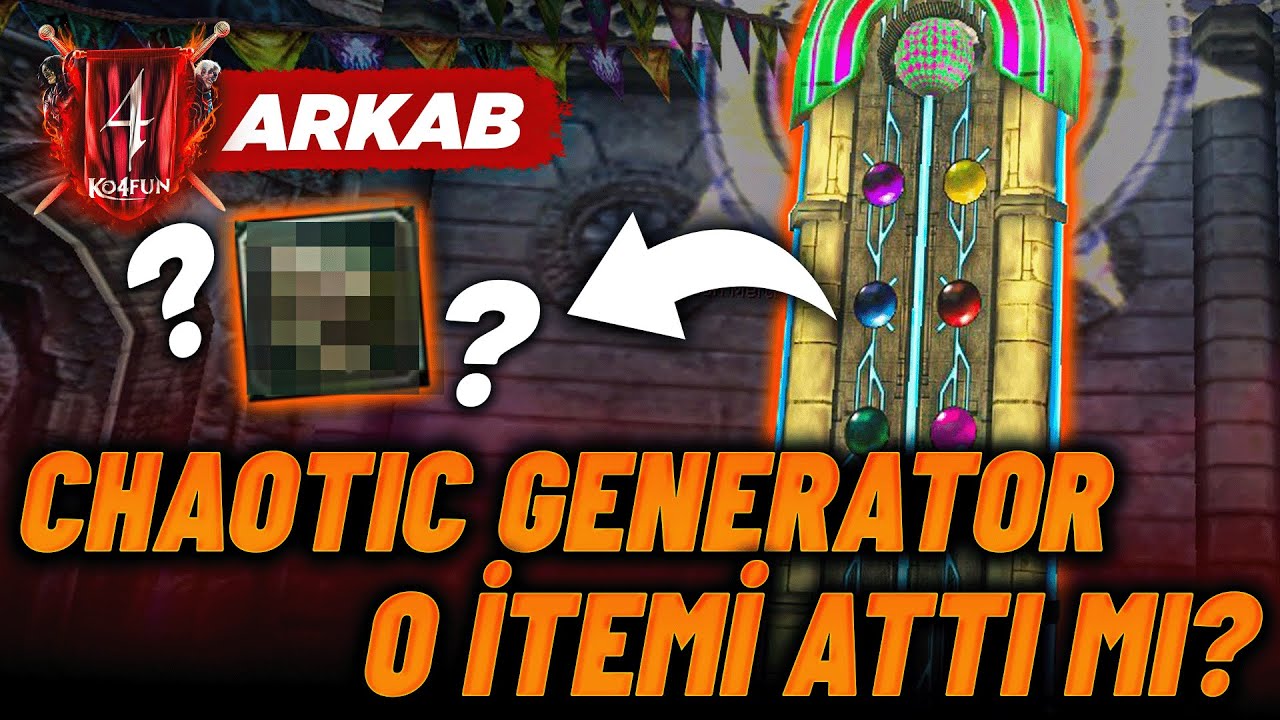 #ko4fun CHAOTIC GENERATOR O ITEMI ATTI MI ? #pvpserver #knightonline