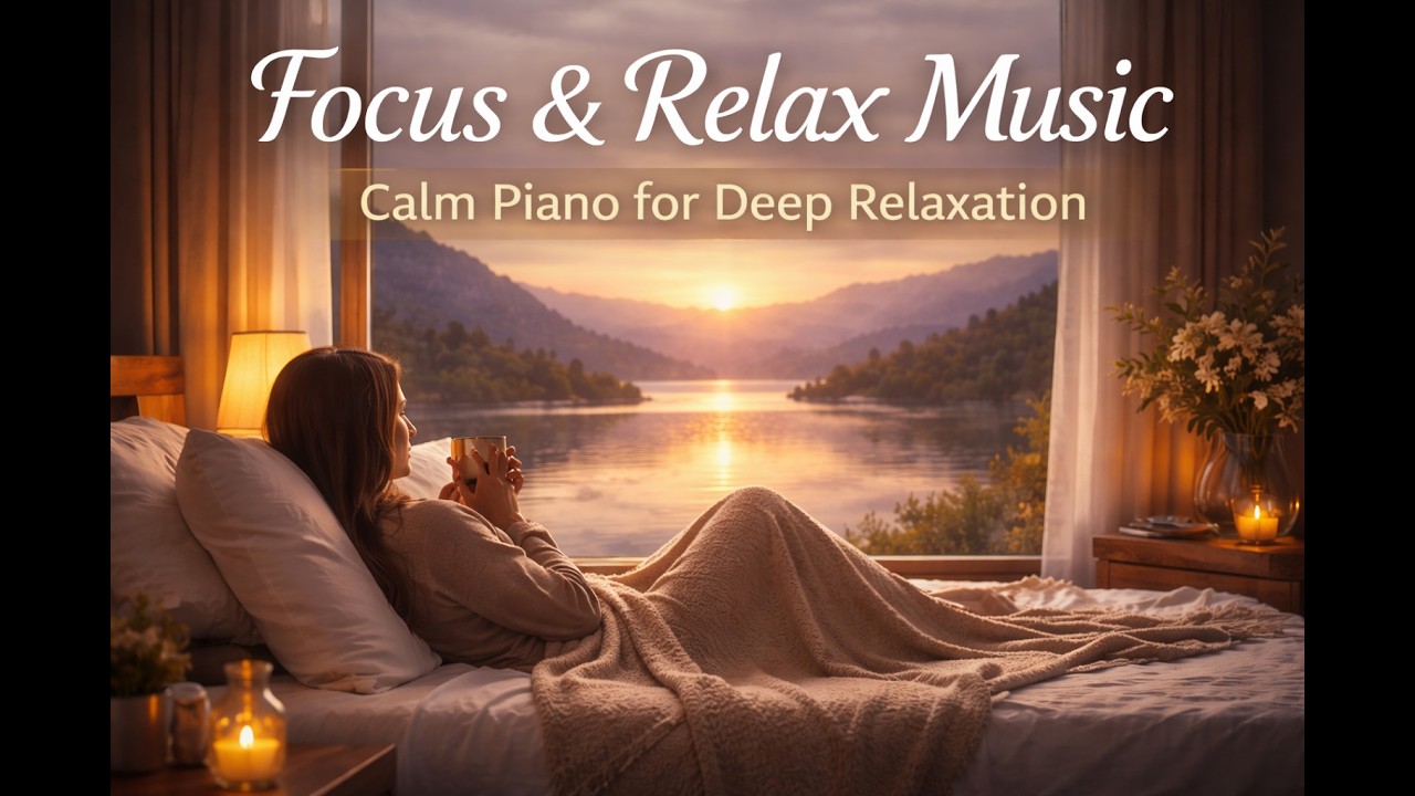 Deep Focus & Relaxing Music • Calm Piano for Work, Study and Stress Relief