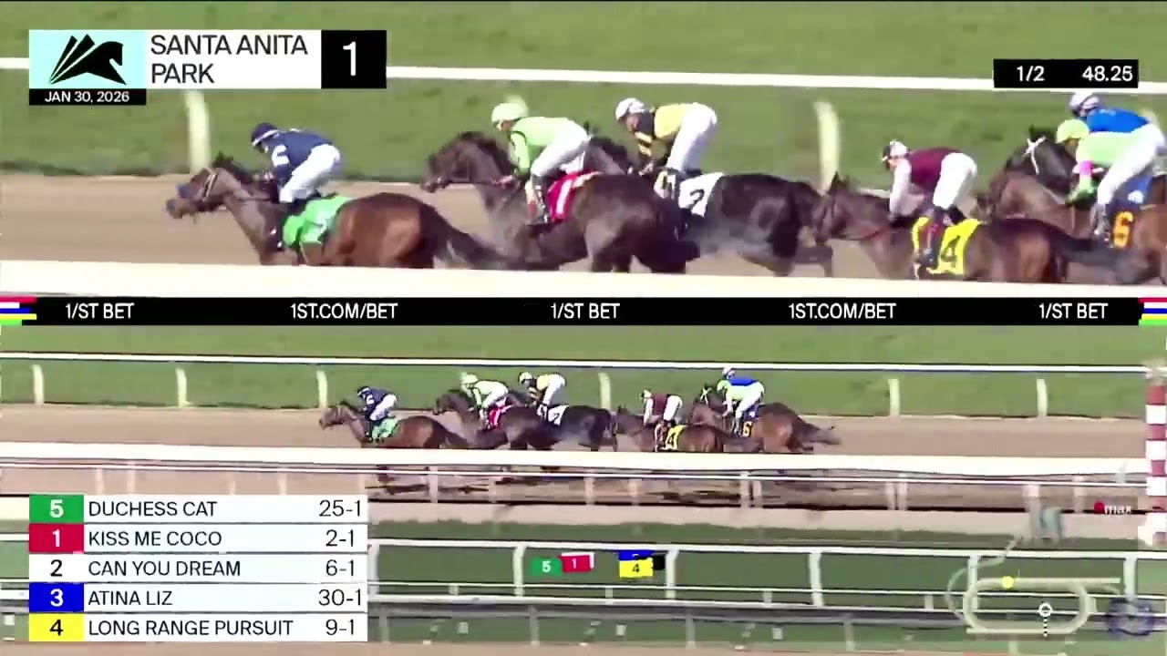 1ra Carrera de Santa Anita Park | Viernes 30 de Enero de 2026