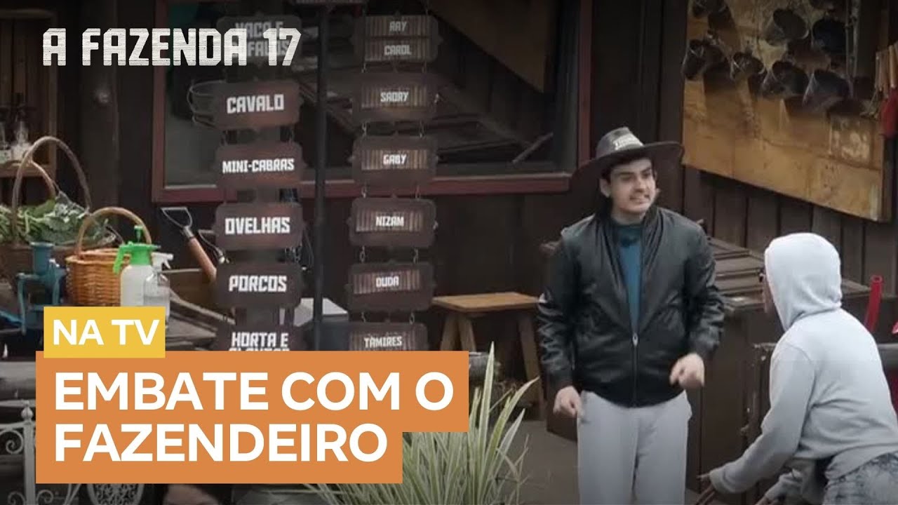 Carol não aceita delegação de tarefa feita por Dudu: 'Bem falso você' | A Fazenda 17
