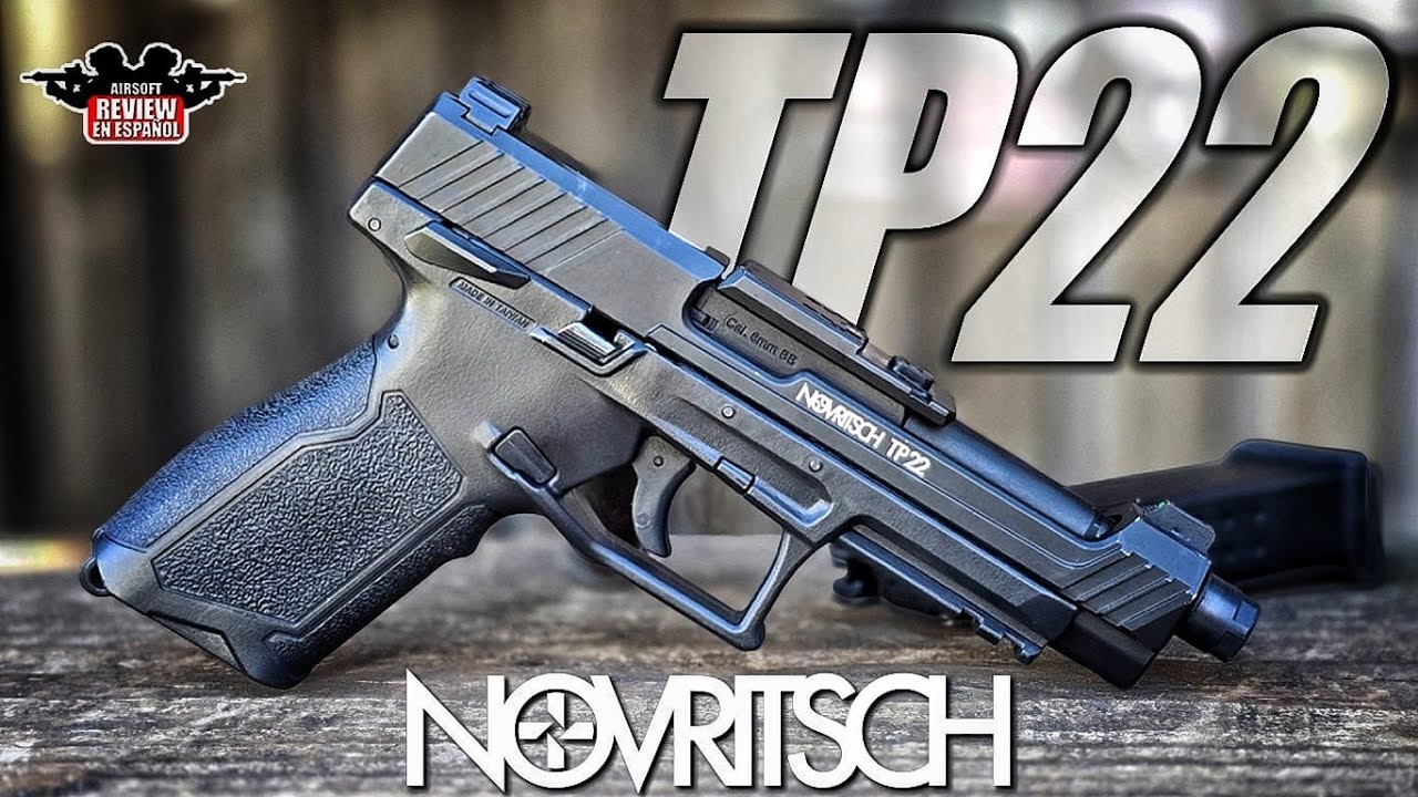 TP22 de Novritsch su nueva pistola GBB ( Review & Test Shot )| Airsoft Review en Español