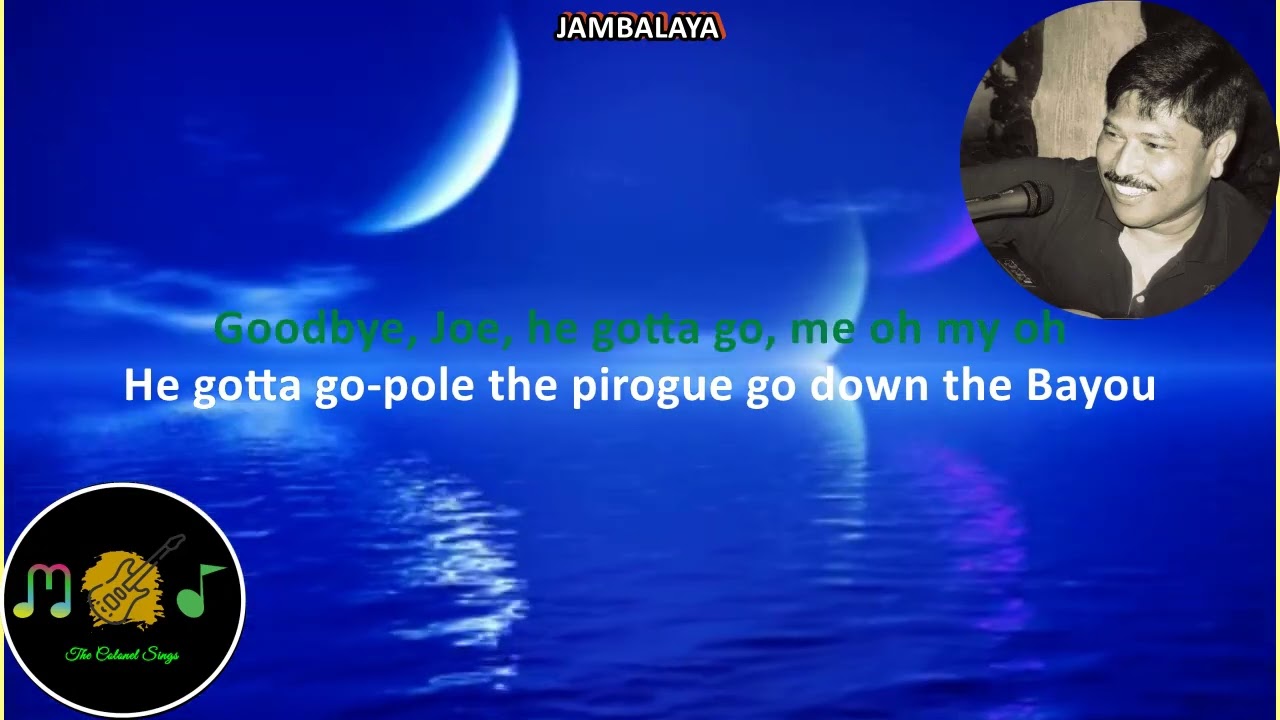 COUNTRY ROADS AND JAMBALAYA MEDLEY KARAOKE