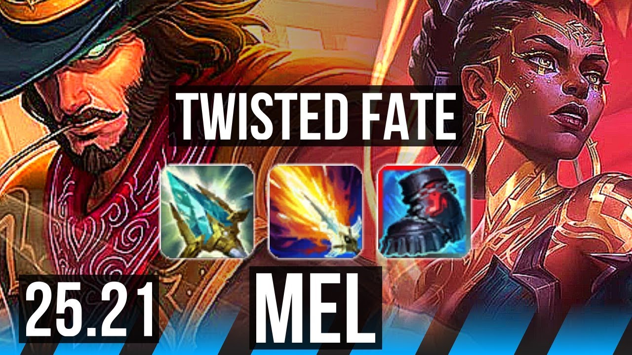 TWISTED FATE vs MEL (MID) | Dominating | KR Master | 25.21