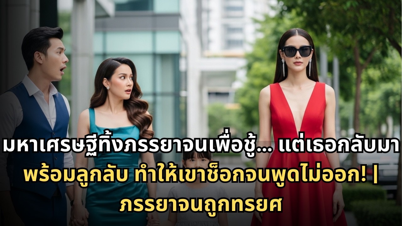 มหาเศรษฐีทิ้งภรรยาจนเพื่อชู้… แต่เธอกลับมาพร้อมลูกลับ ทำให้เขาช็อกจนพูดไม่ออก! |ภรรยาจนถูกทรยศ
