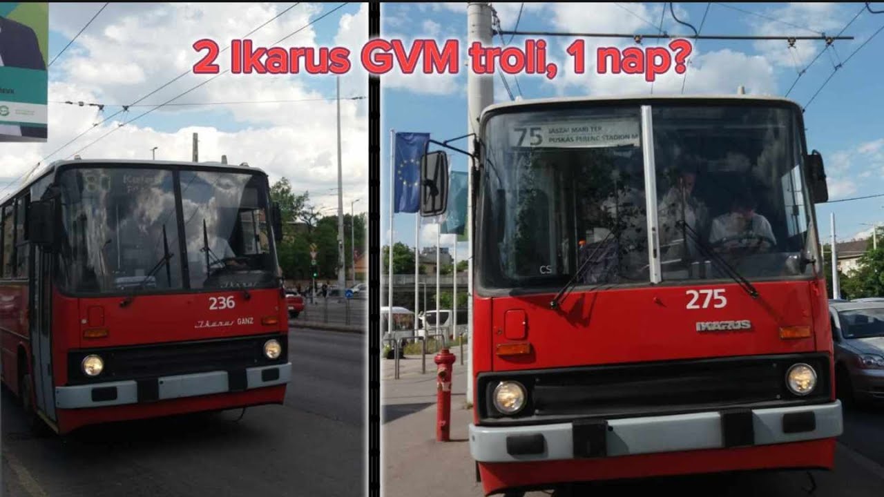 Utazás két Ikarus GVM-mel 275 pályaszámú és 236 pályaszámú. (A 2. GVM-men végül nem lyukasztottam)