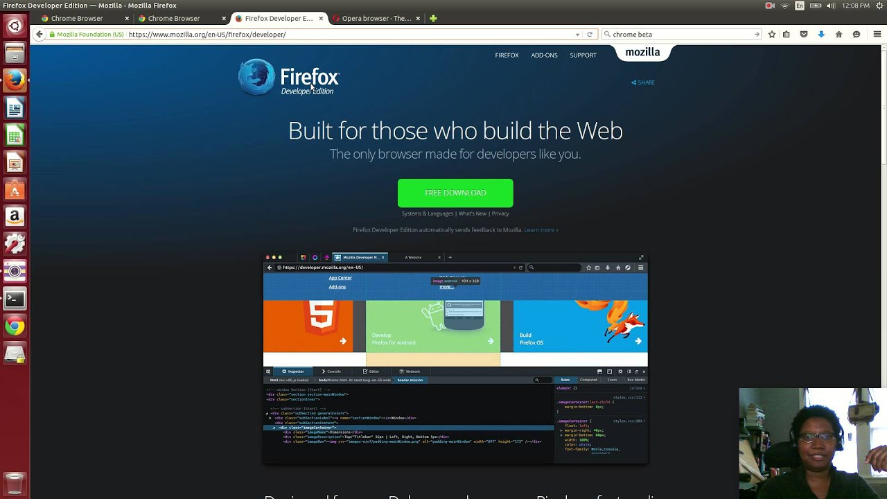 HTS Dev Diary: Install Browsers (Ubuntu)