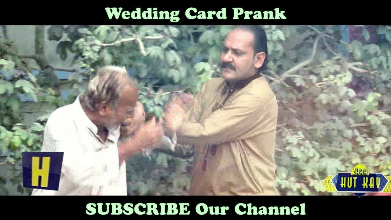 Wedding Card Prank | Zara Hut Kay 2018 | Funny Videos HD | Hidden Camera