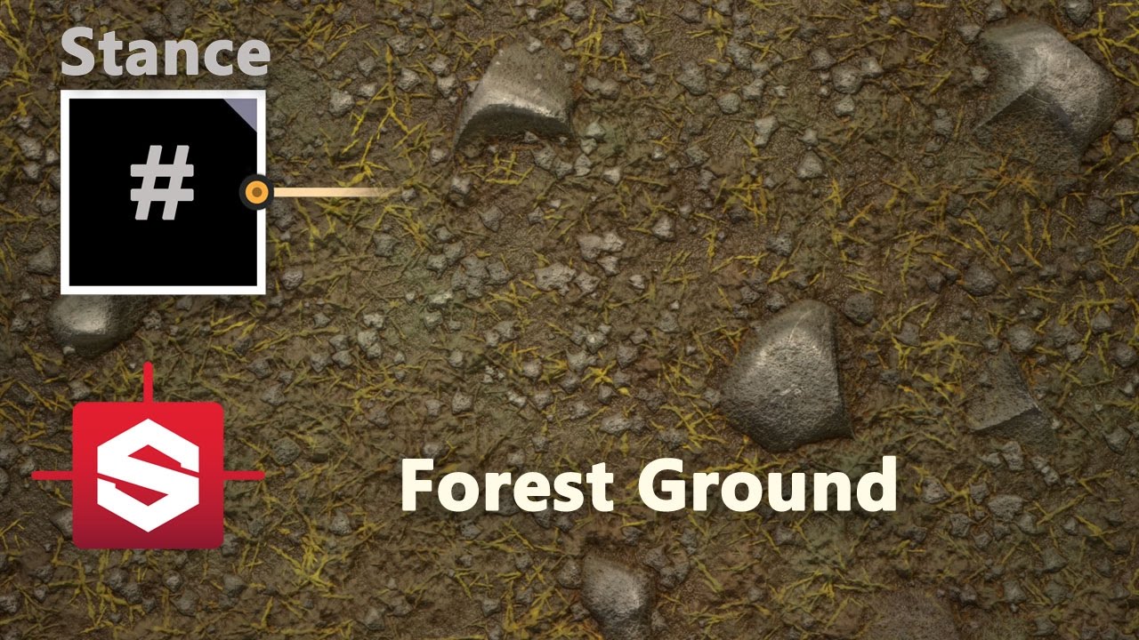 Forest Ground - Substance Designer Material Breakdown