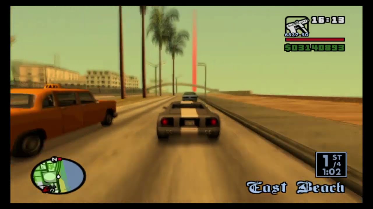 carrera en gta san andreas con 