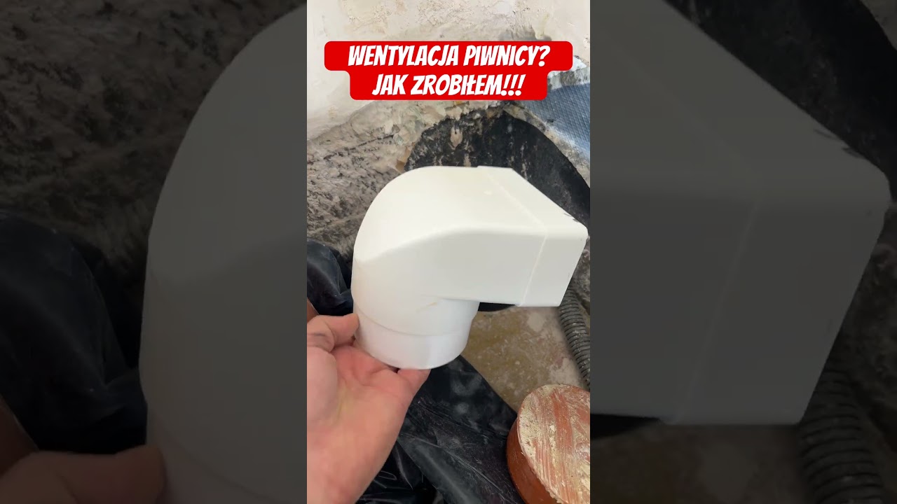 Wentylacja w piwnicy. Jak to rozwiązałem!