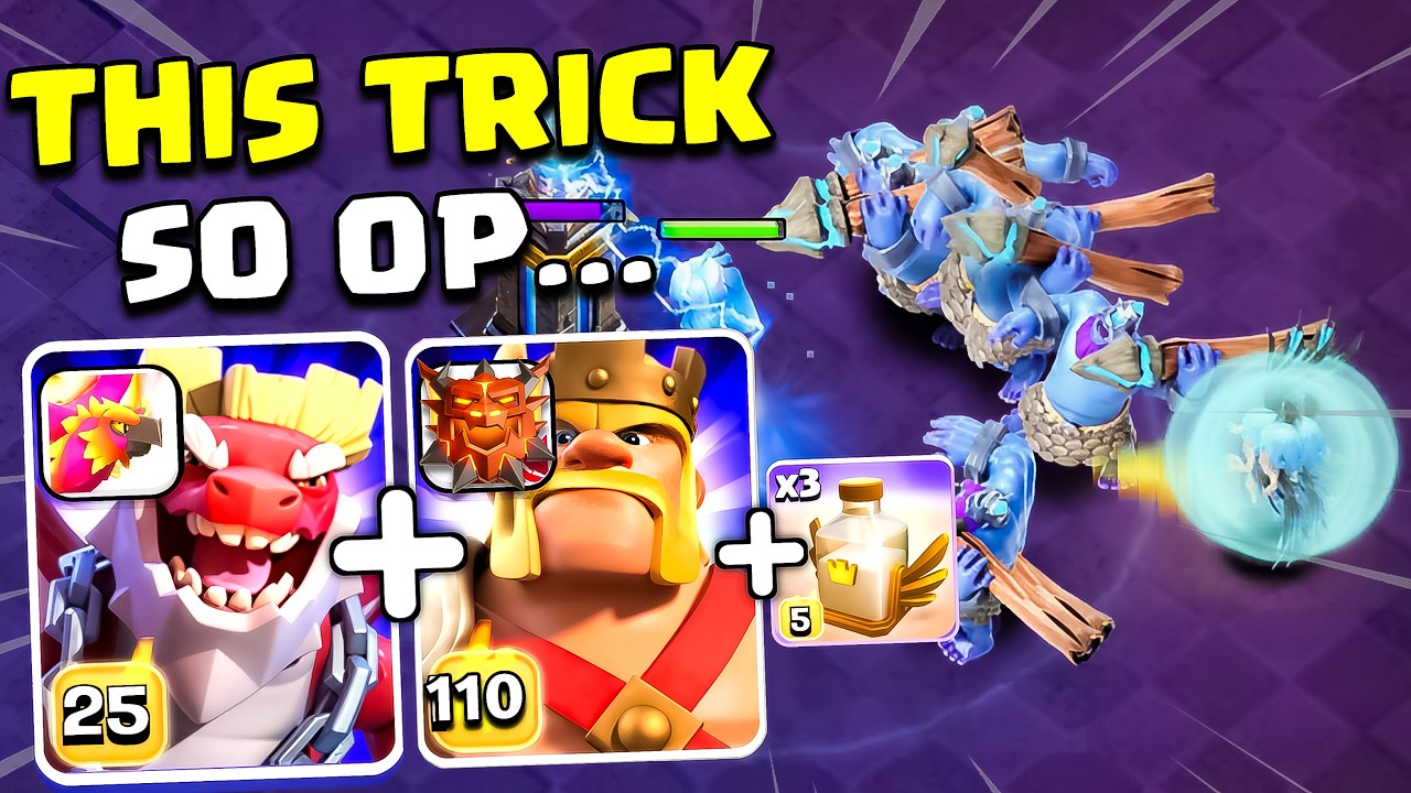 This Trick No Skill Needed in Ranked Mode!! th18 attack strategy with revive spell in Clash of Clans