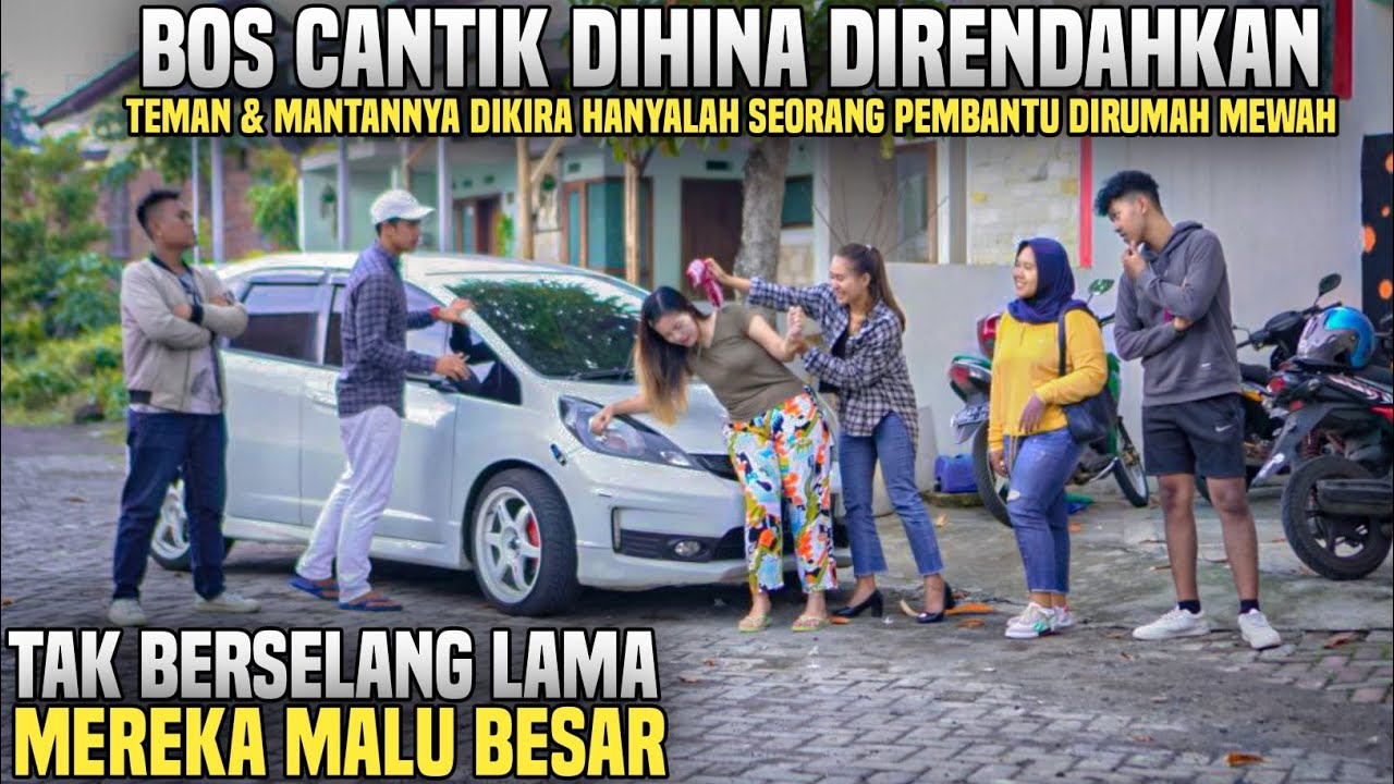 BOS CANTIK DIHINA DIRENDAHKAN TEMAN & MANTANNYA DIKIRA HANYA SEORANG PEMBANTU !! Tak berselang lama.