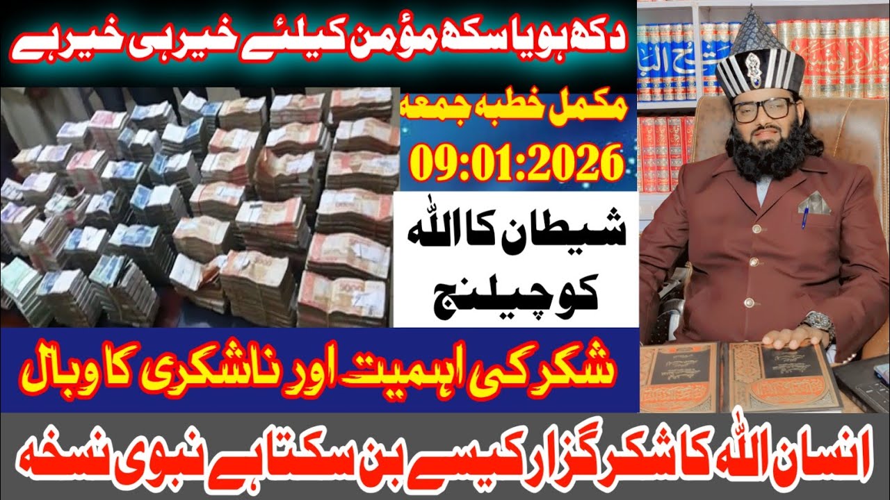 Importance of Shukr,Insan kese shukarguzar ban Sakta he,momin and Shukar Mashkoor Hussain Fareedi 
