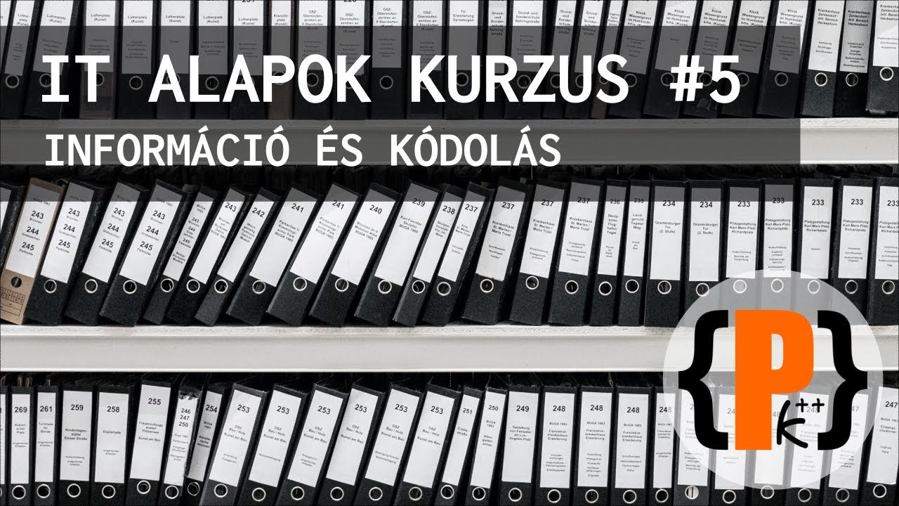 Inform&aacute;ci&oacute; &eacute;s k&oacute;dol&aacute;s