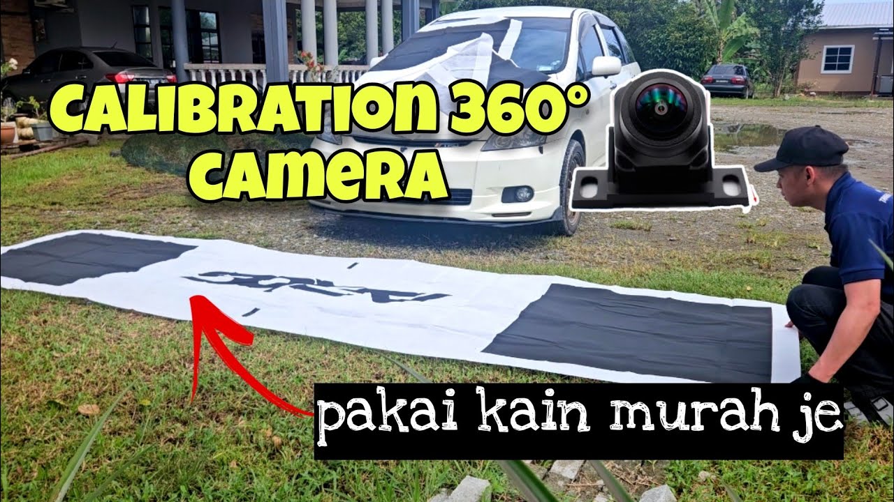 Car Android player with 360 Camera Calibration  || easy guide || Tutorial