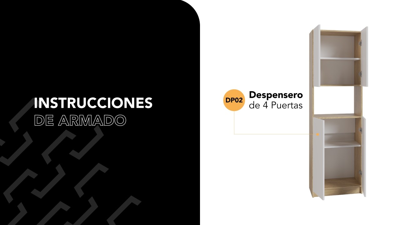 Despensero 4 Puertas DP02 - Video de Armado