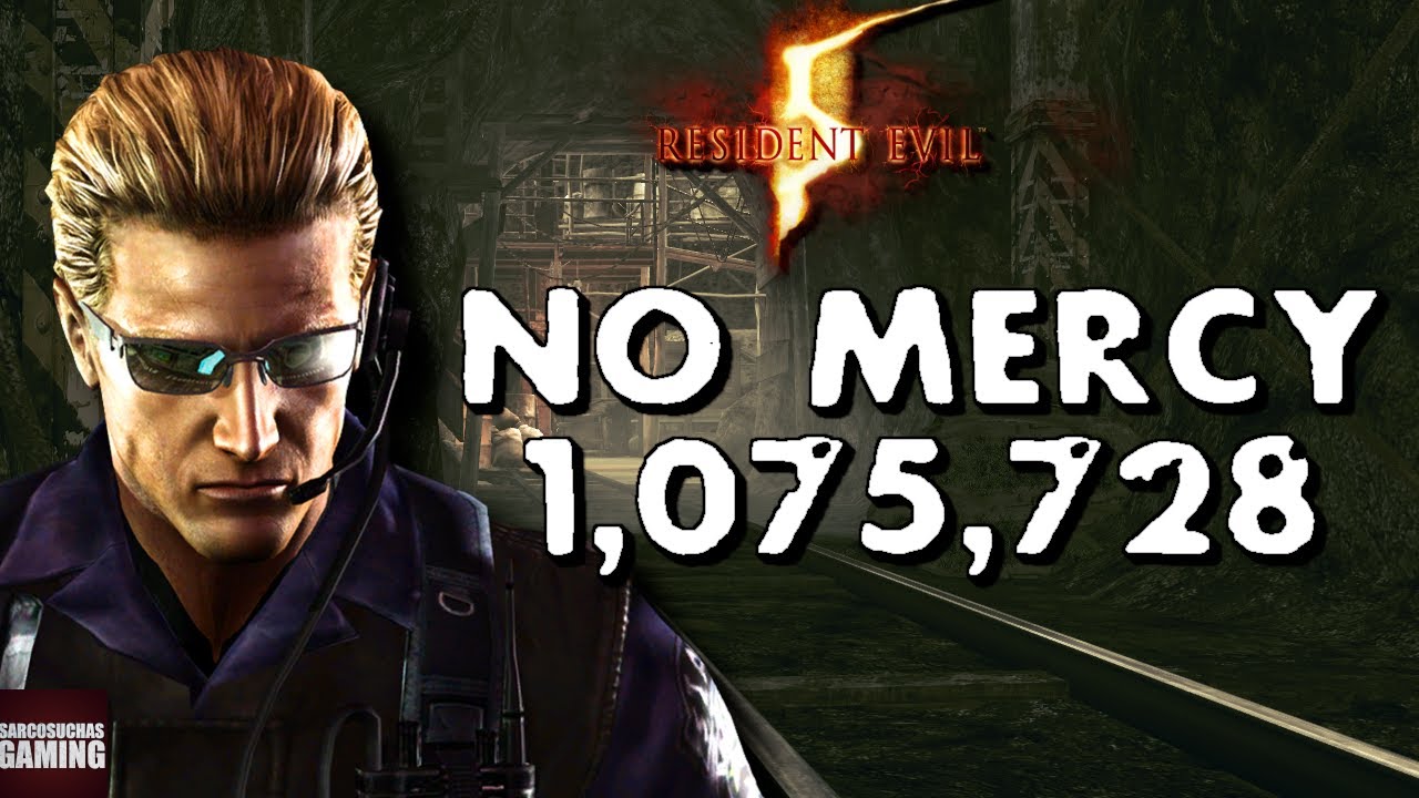 RE5 PC No Mercy Mercenaries - Wesker S.T.A.R.S - Mines - 1075k