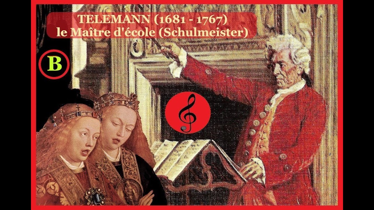 Telemann  - Der Schulmeister - The Schoolmaster -  Hermann Prey  - Deutsche bachsolisten  1970