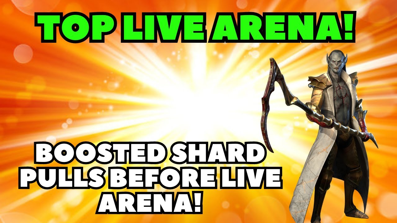 Boosted Shard Pulls Before Live Arena!