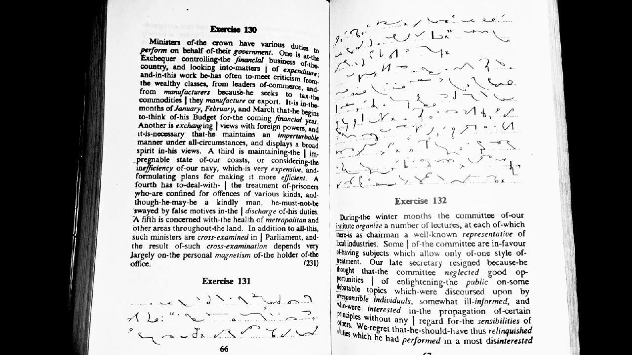 Shorthand Dictation of exercise 131 |dictation of special contractions |Shorthand Club
