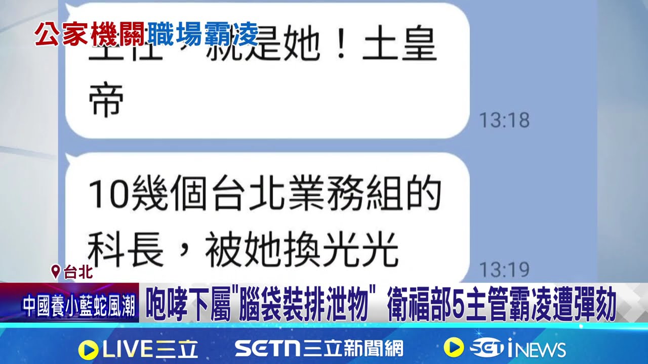 衛福部5主管霸凌羞辱同仁.罰深蹲 監院彈劾.送懲戒法院｜三立新聞網 SETN.com