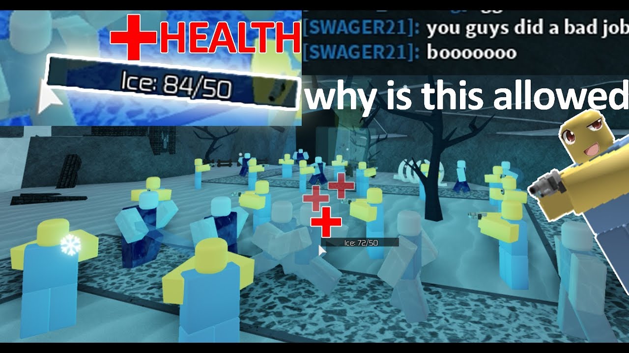 HEALING ICE ZOMBIES | Tower Battles Trolling
