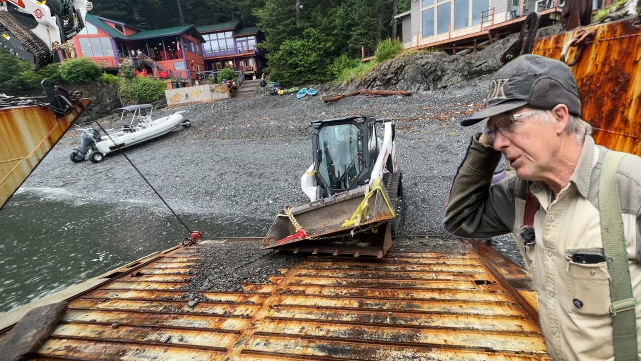 Brand New Bobcat Stuck || Tides Coming || Otto on The Last Frontier in Alaskas Kachemak Bay