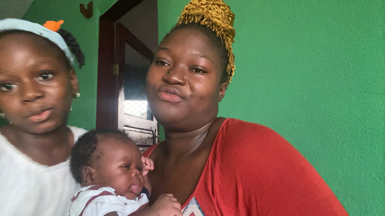 Chatting let catch up life update +eating hot Liberian food in #liberia #africa