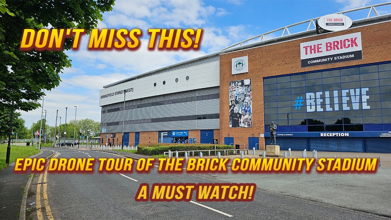 Soar Over The Bricks Community Stadium: Stunning Drone Footage of Wigan Warriors’ Home!