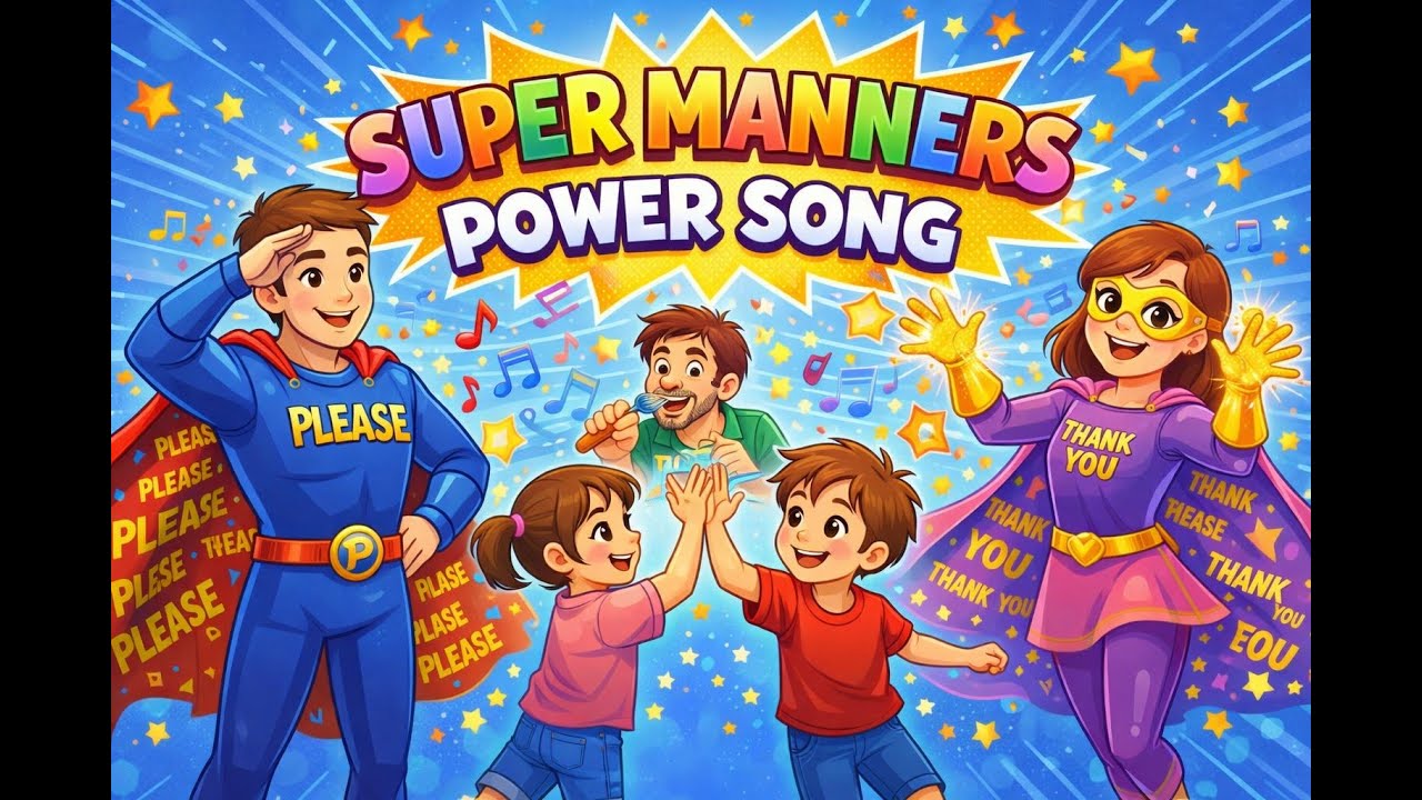 Manners Emergency! Learn Table Manners for Kids | Fun Song with Captain Please & Thank You Hero