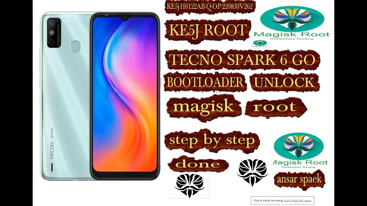 Tecno Spark 6 Go root TECNO KE5j root