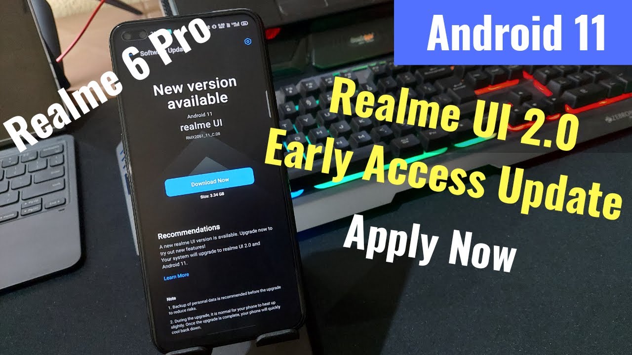 Realme 6 Pro - Realme UI 2.0 Android 11 Early Access Update Arrived | As Soon As Possible