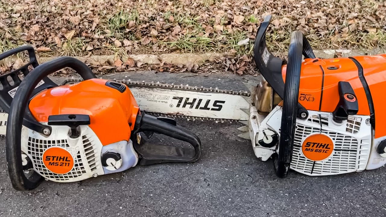 Motorová pila STIHL - jak přepnout zimní a letní režim | MS 211 a MS 661