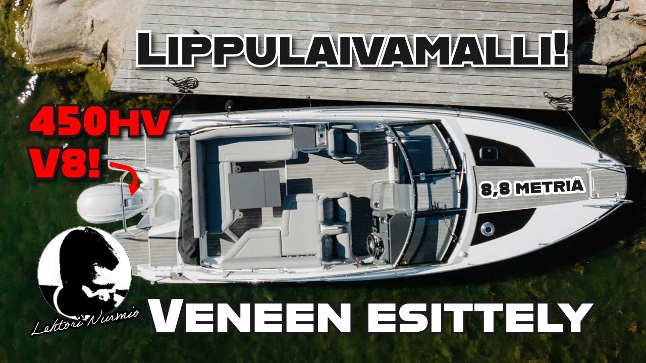 Yamarin lippulaiva veneen esittely! - Yamarin 88 DC + Yamaha 450 hv V8 2024