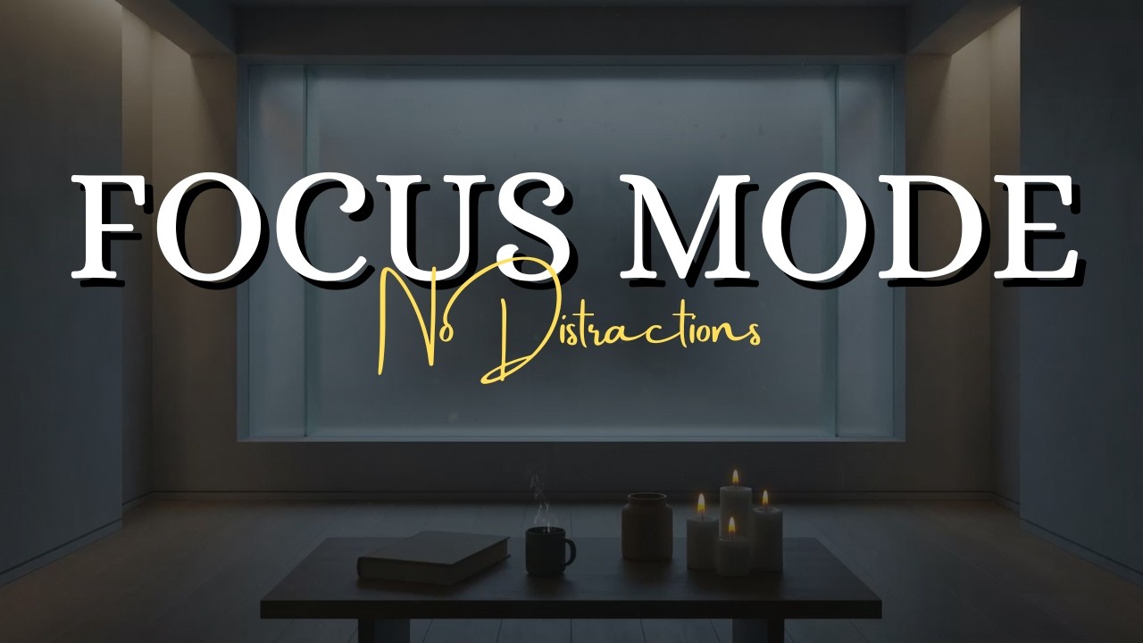 Maximum Concentration Soundscape | No Music, No Distractions