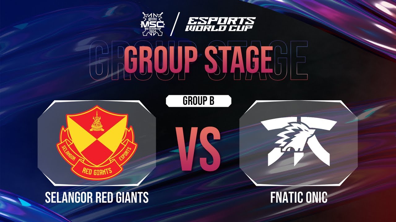 Selangor Red Giants vs. Fnatic ONIC - MLBB MSC 2024 x EWC // Day 4 - Group Stage