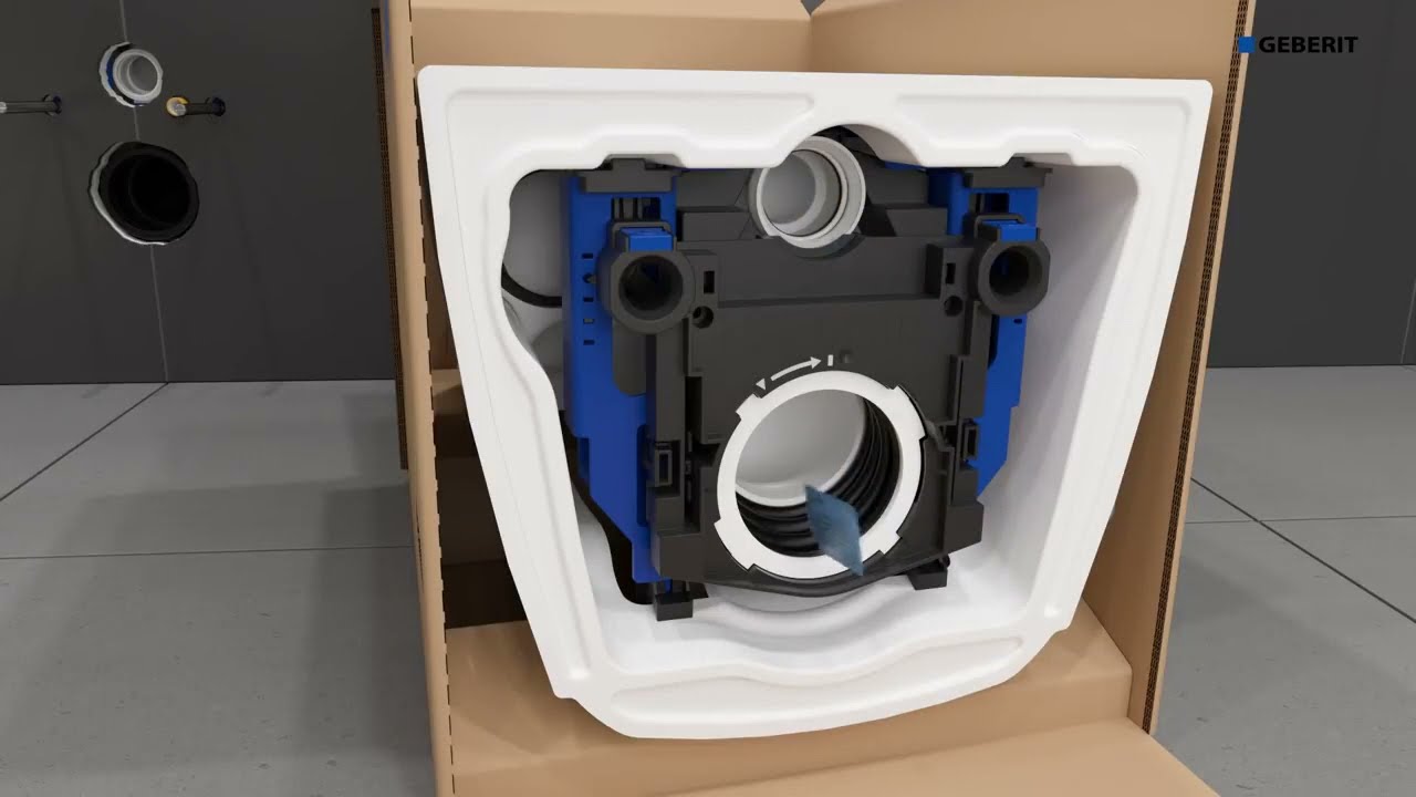 Geberit ONE WC - Instalare si reglare inaltime