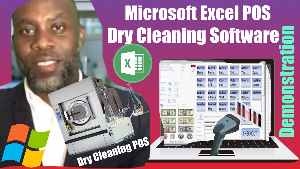 Dry Cleaning / Laundry POS Software for Windows PCs & Laptops & Surface Pro