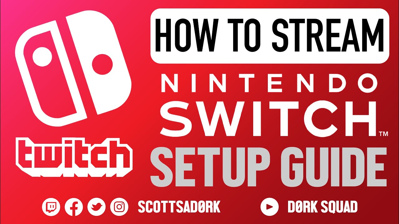 Stream to TWITCH on Nintendo Switch - Capture Card Setup Guide