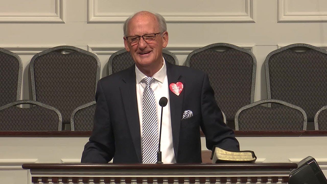 Dr. Jack Trieber preaching 