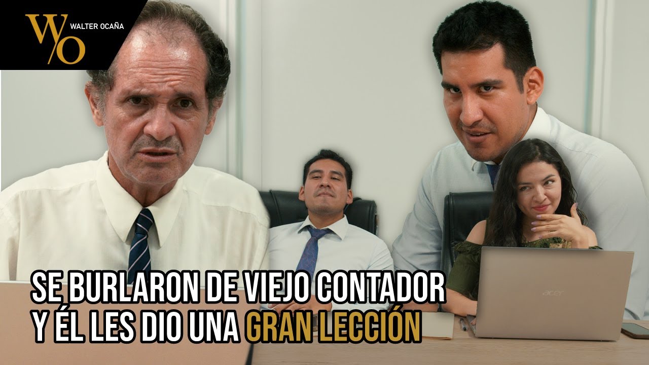 Se burlaron de viejo contador y él les dio una gran lección