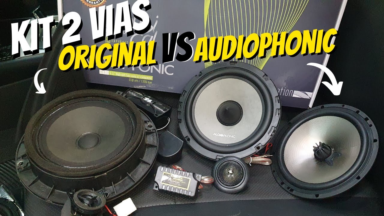 KIT 2 VIAS AUDIOPHONIC VS KIT 2 VIAS ORIGINAL / TEM DIFERENÇA? I30 CW