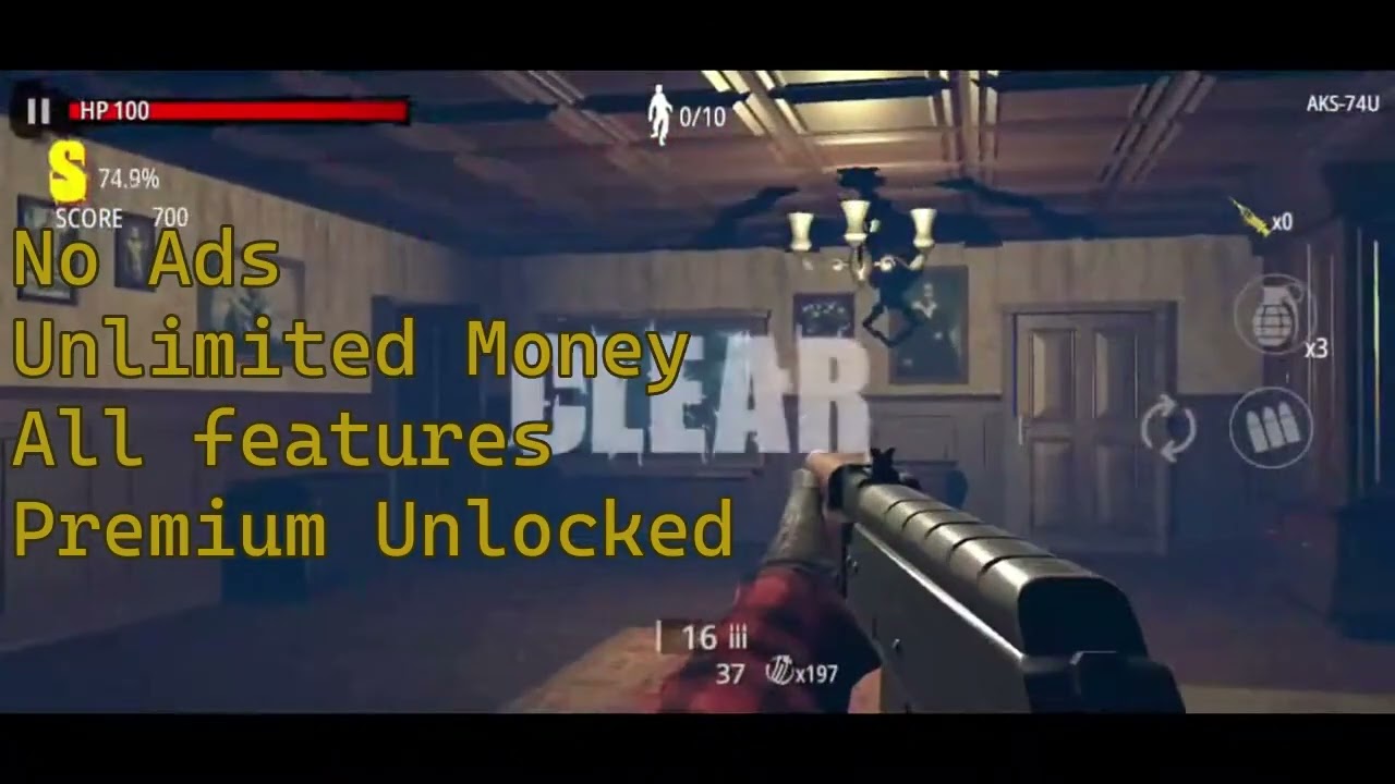 Zombie Hunter D-Day Mod Apk M&aacute;s Reciente 2025 | Todo Desbloqueado & Todo Ilimitado