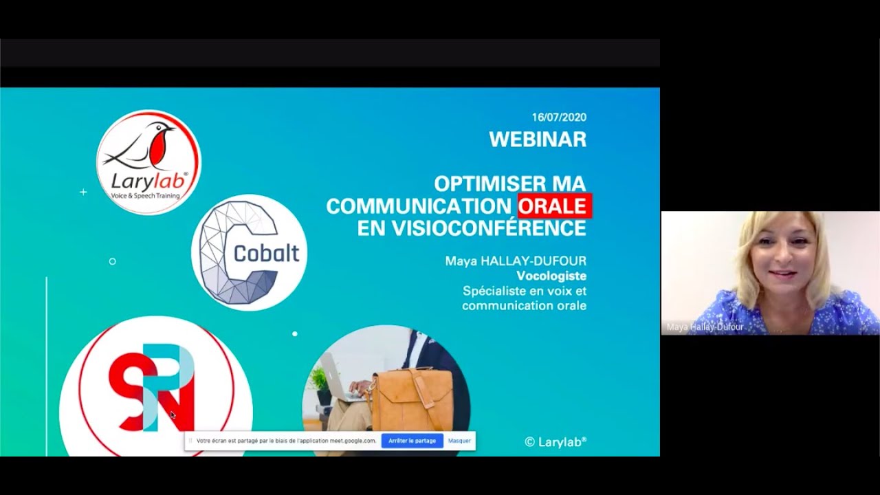 Comment optimiser ma communication orale en visioconférence ?