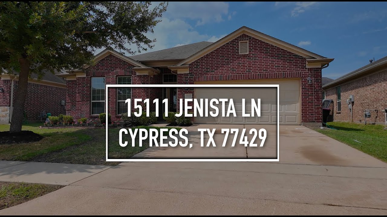 15111 Jenista Lane Cypress, TX 77429